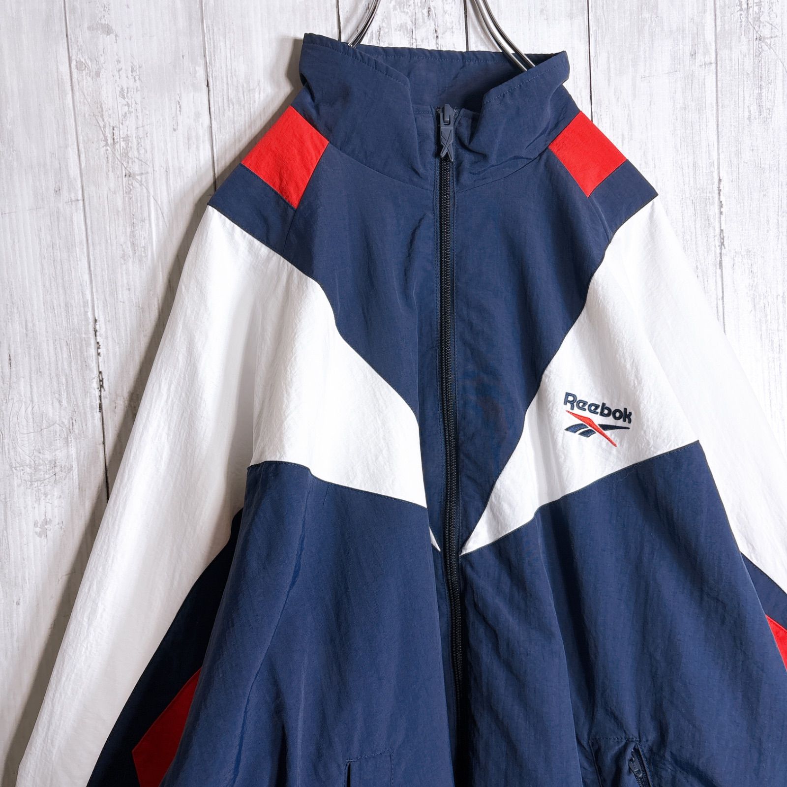 国内正規品】リーボック Reebok 古着 ネイビー ホワイト レッド 