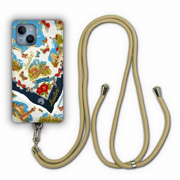 スカラー ScoLar デザイン GooglePixel3a互換品 ケース スマホショルダー 肩掛け 首かけ 斜め掛け グーグルピクセル3a互換品 スマホケース ショルダーストラップ カバー スマホカバー スカラー スカーフ かわいい