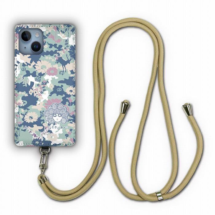 スカラー ScoLar デザイン GooglePixel7a互換品 ケース スマホショルダー 肩掛け 首かけ 斜め掛け グーグルピクセル7a互換品 スマホケース ショルダーストラップ カバー スマホカバー 迷彩 キリン モケ グリーン シマウマ アニマル スカ