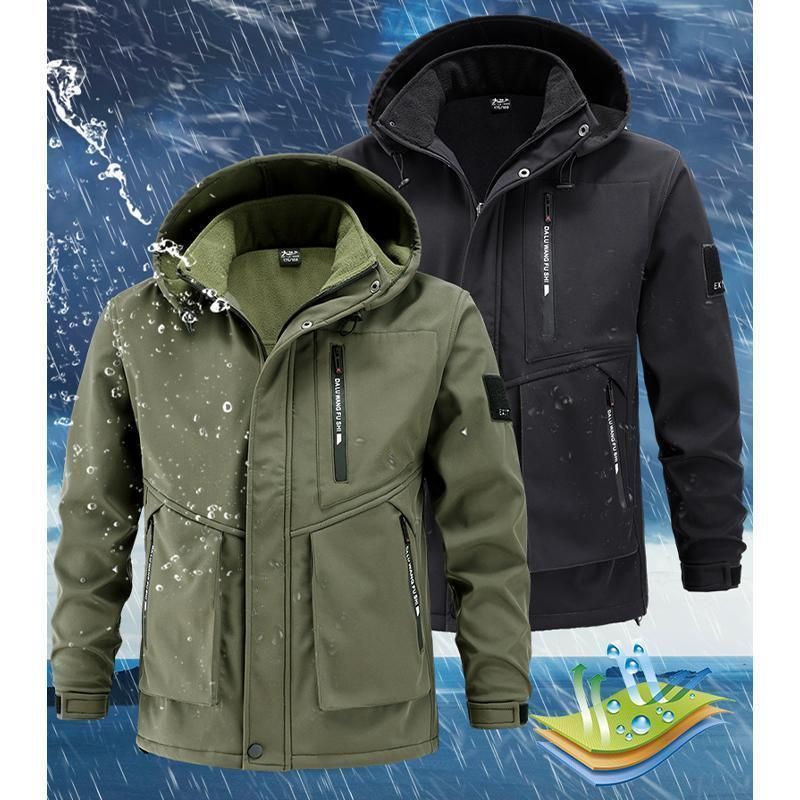 ソフトシェルジャケット+ パンツ 上下セット メンズ アウトドア 登山