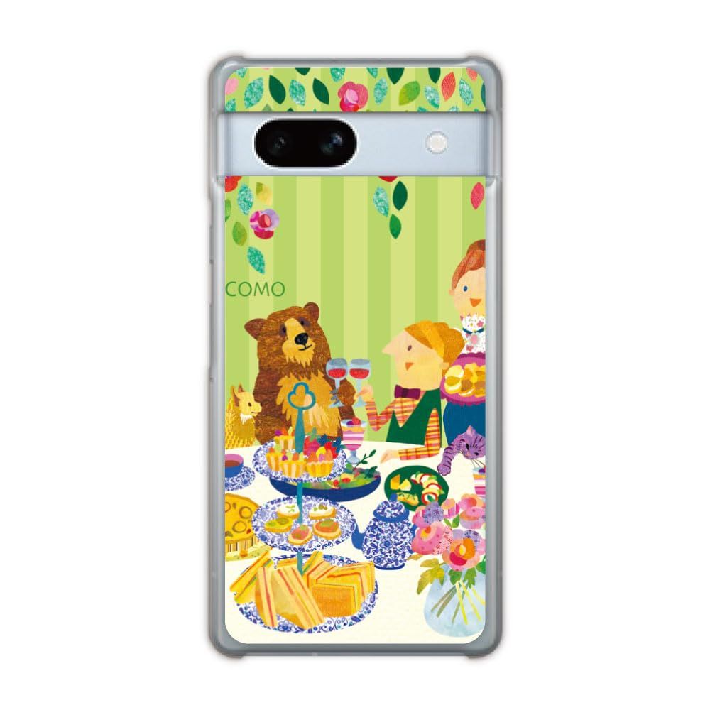 COMO デザイン GooglePixel6Pro互換品 ケース スマホケース グーグルピクセル6プロ互換品 カバー アニマル柄 ハードケース 保護 スマホカバー クマとパーティー ワイン の商品写真