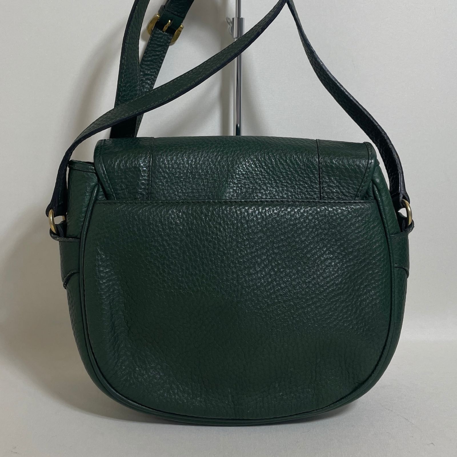 2602-281｜美品｜ ヴァレンティノ ショルダーバッグ レザー グリーン 2602-281｜美品｜ ヴァレンティノ ショルダーバッグ レザー グリーン
