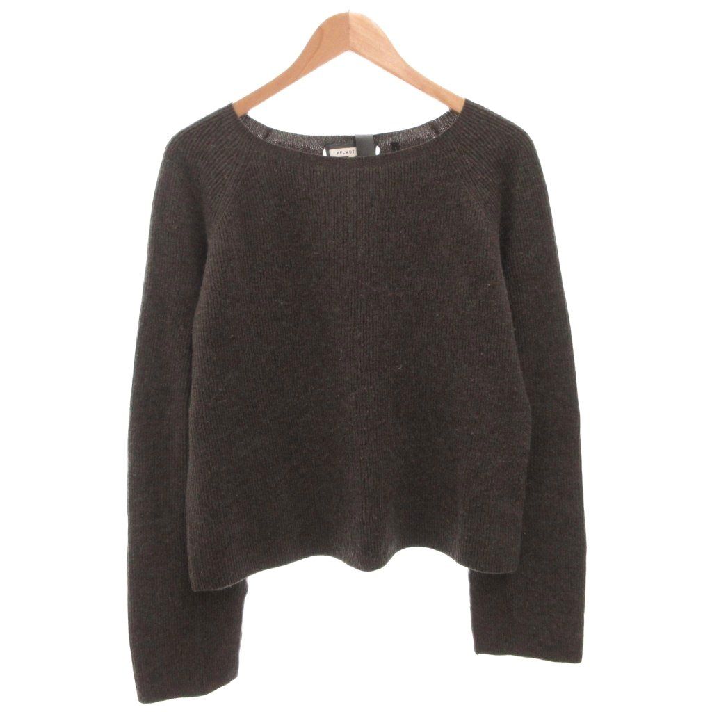 HELMUT LANG ヘルムートラング ニット セーター ハイネック 茶色
