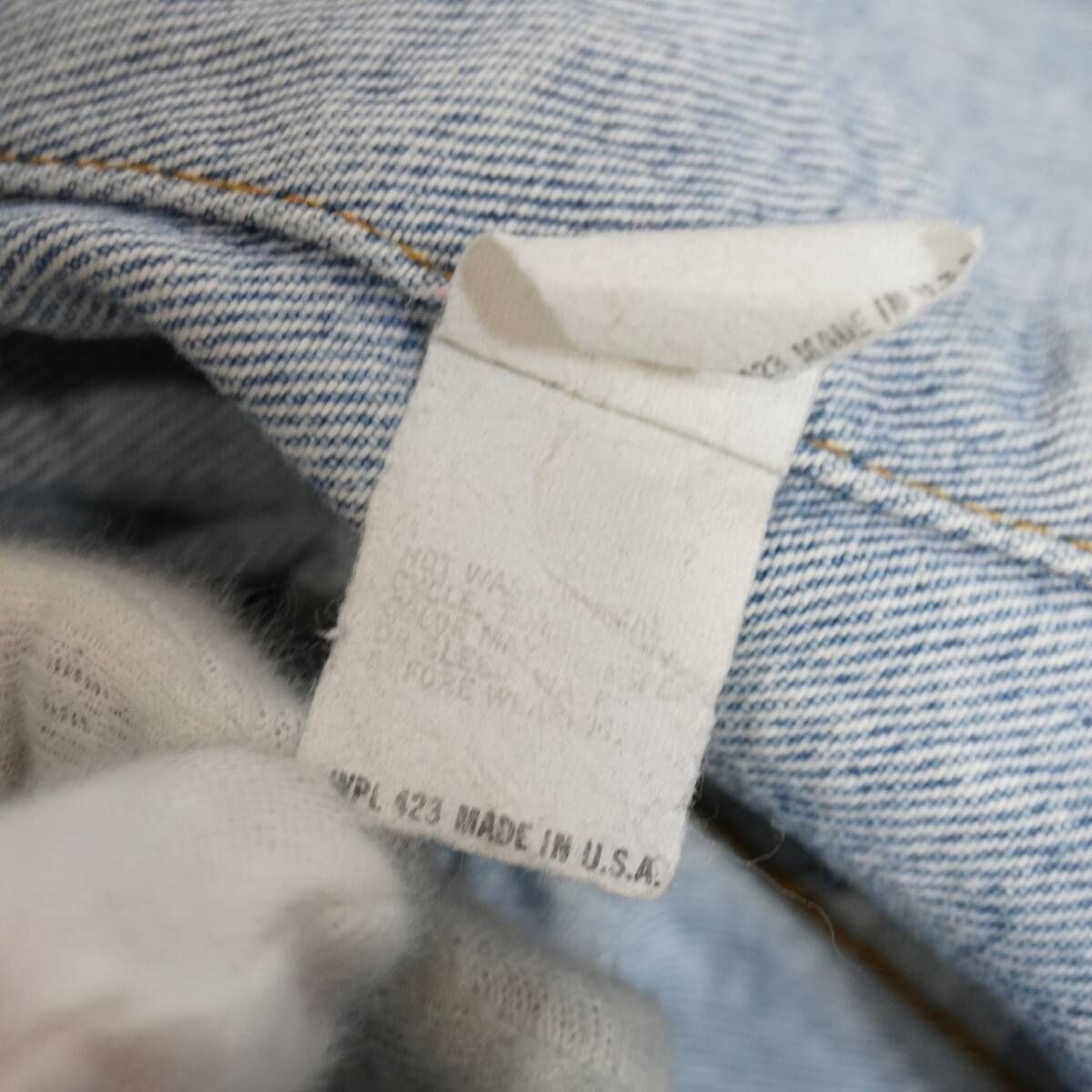 80S 90S Levi's リーバイス 4th 70506 デニム ジャケット Gジャン