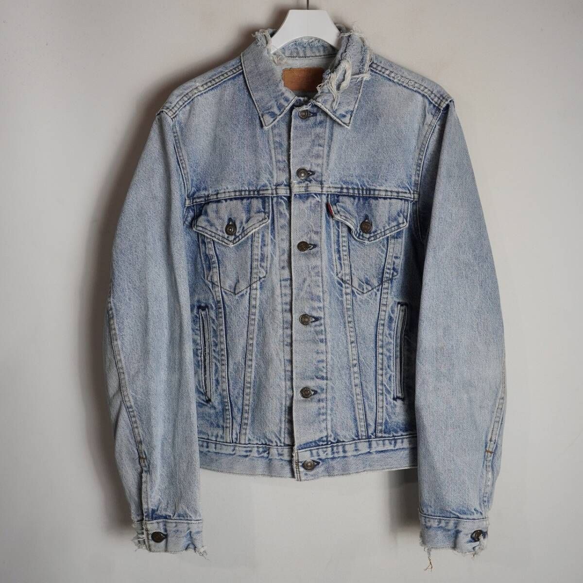 リーバイス 70506 4th デニムジャケット ボロ 42 E 52ボタン 80S 90S Levi's リーバイス 4th 70506 デニム ジャケット Gジャン