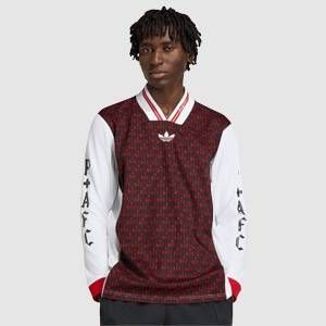 【送料無料・匿名配送】adidas アディダス アーセナル x P&F 公式 コラボ 長袖 シャツ 黒 白 新品 正規品 18,706円