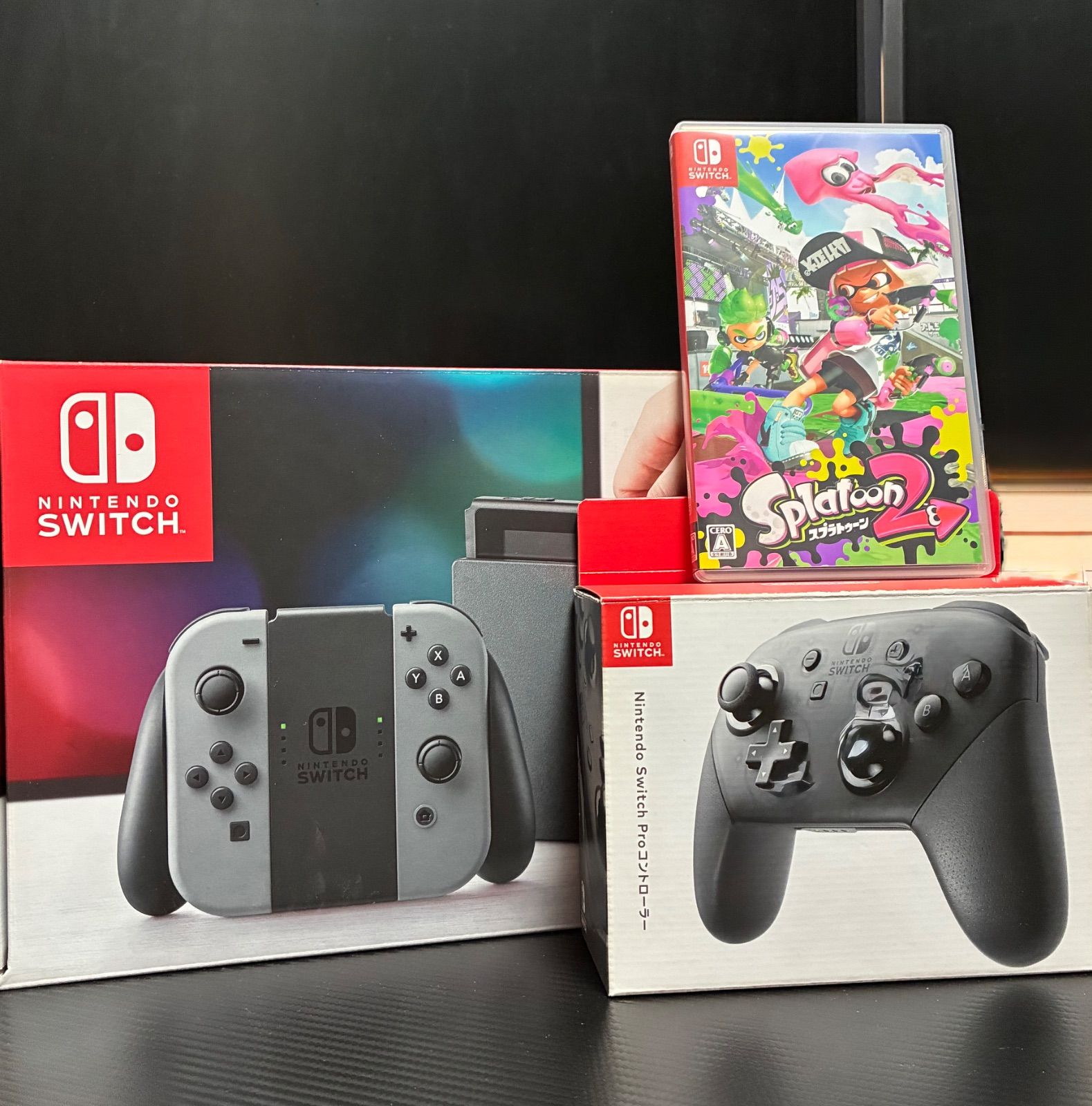 Nintendo Switch 本体 グレー コントローラー付き 【公式通販】