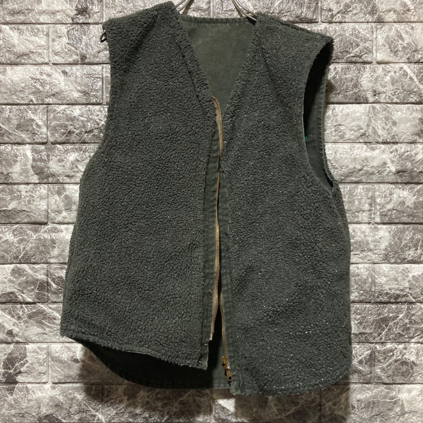 CARHARTT ボア ベスト M USA製 モスグリーン カーハート VEST