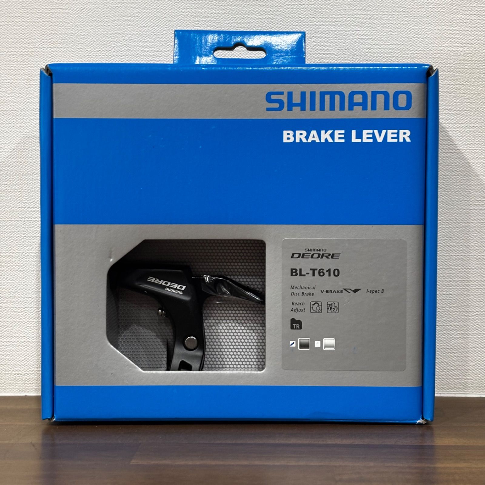 未使用 SHIMANO シマノ BL-T610 ブレーキレバーセット 部品 パーツ 自転車 バイク 2フィンガー 2本指