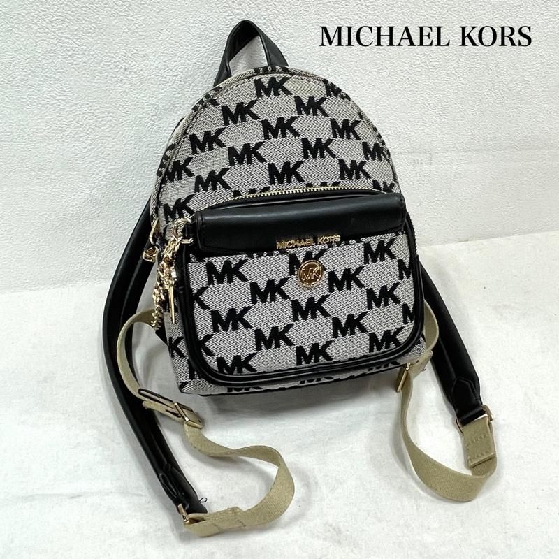 MICHAEL KORS ミニリュック バックパック MKロゴ 総柄 ポーチ付き マイケルコース ミニ リュック バックパック MK 総柄 ロゴ ポーチ付き