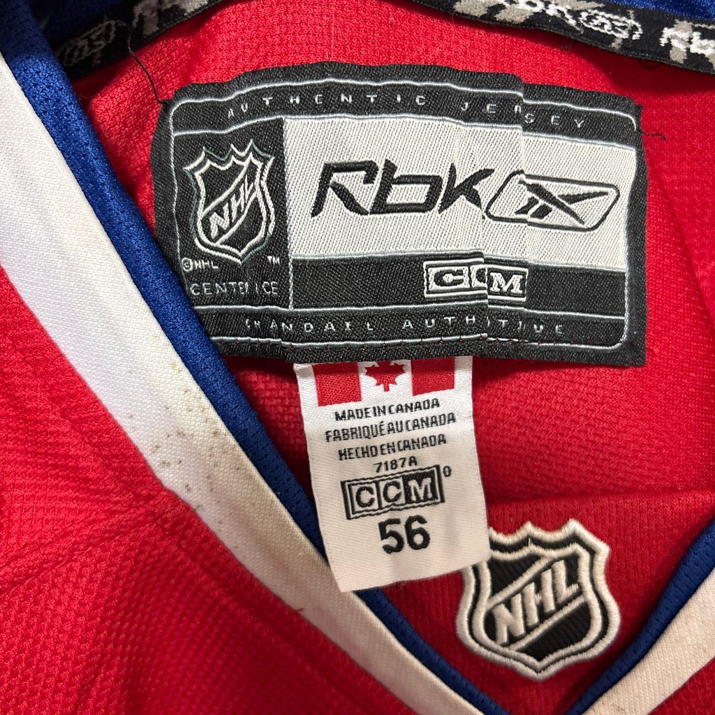 黒誠　NHLモントリオールカナディアンズ　11番コイブ ゲームシャツ Reebok】 NHL Montreal Canadiens Hockey Shirts モントリオール