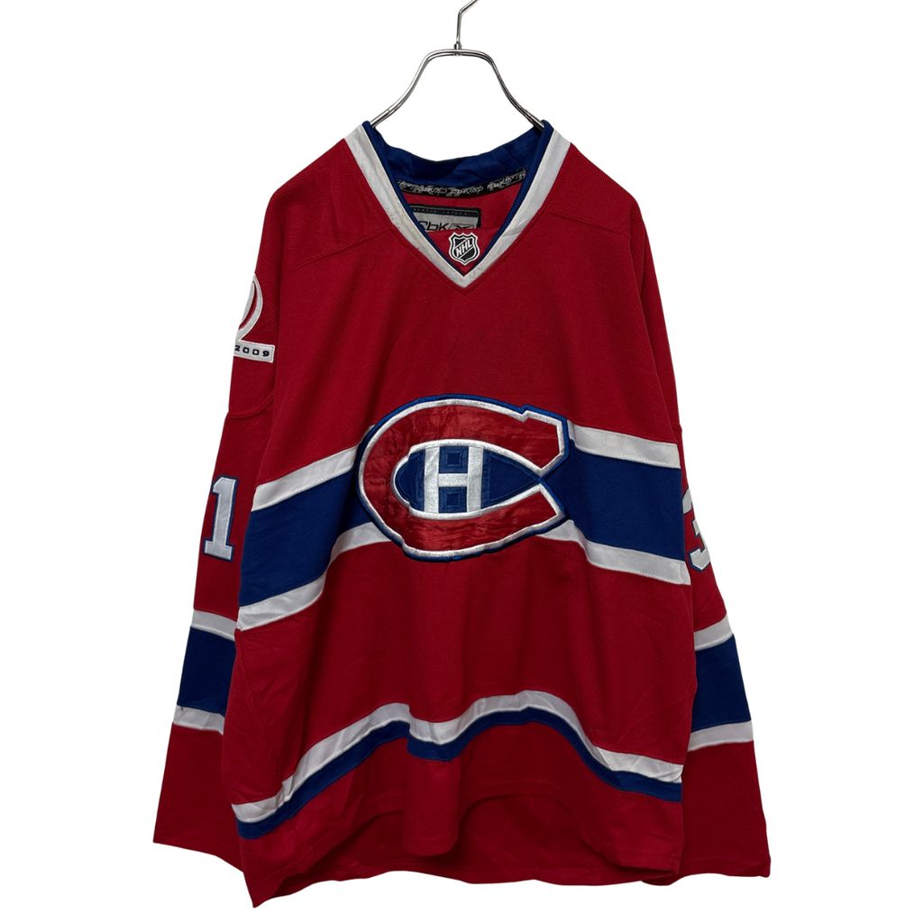 入手困難 ハーレー ゲームシャツ ホッケー ユニフォーム カナダ製 2XL Reebok】 NHL Montreal Canadiens Hockey Shirts モントリオール