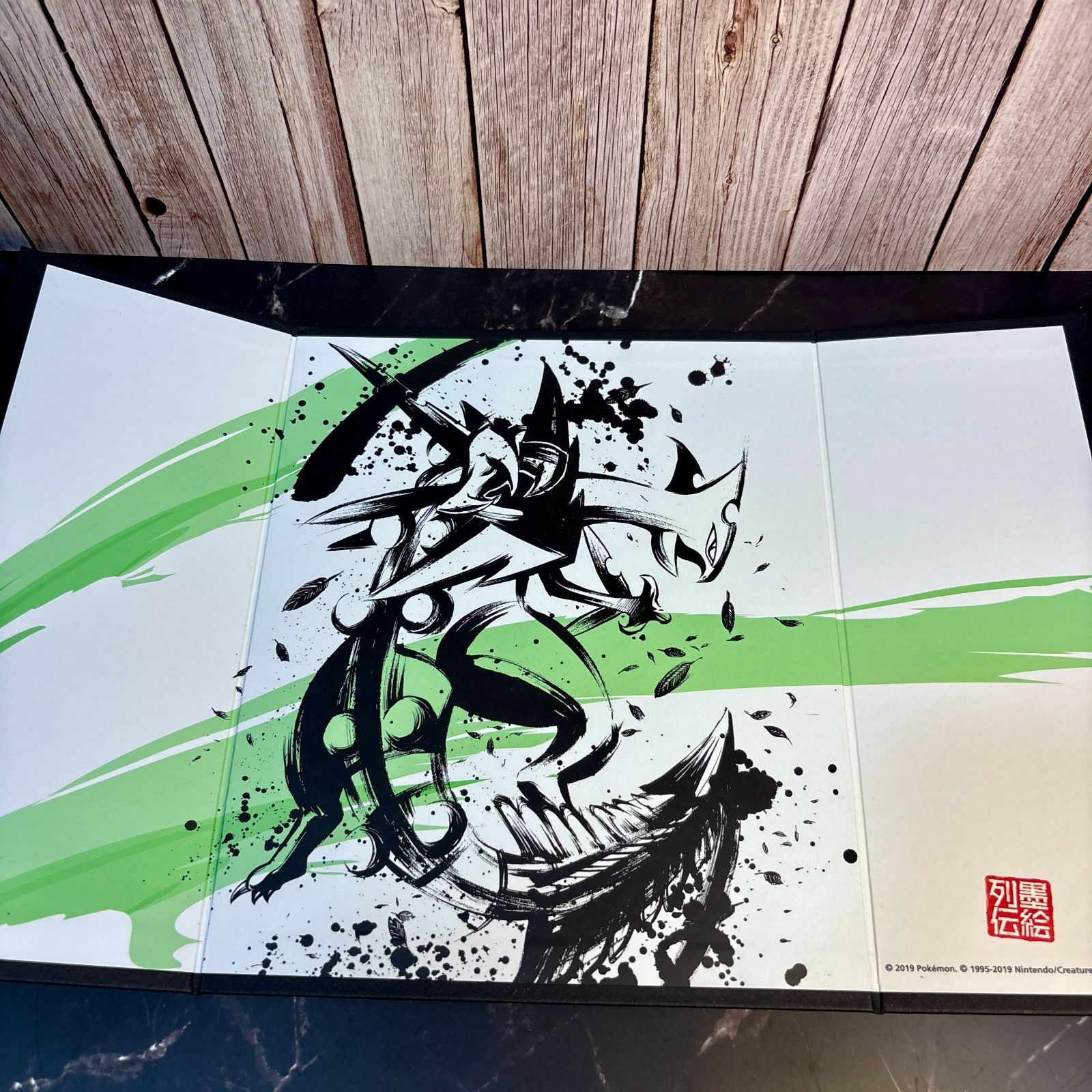 墨絵列伝 ミニ屏風コレクション メガジュカイン ポケモンセンター限定