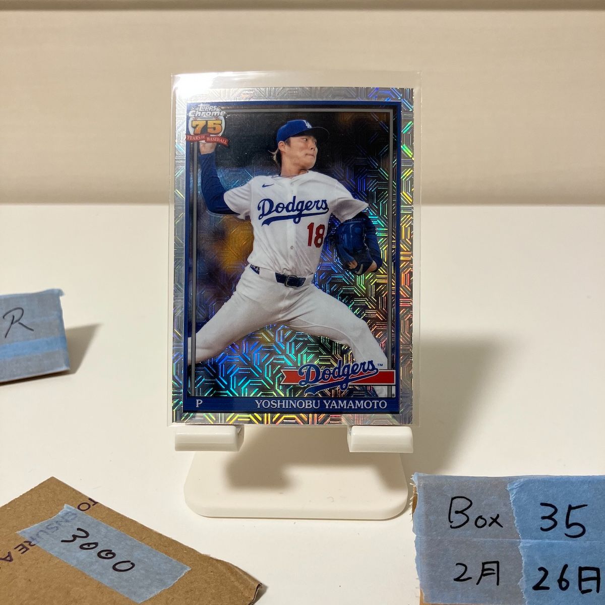 2025 Topps Chrome 山本由伸 Yoshinobu Yamamoto ロサンゼルス 