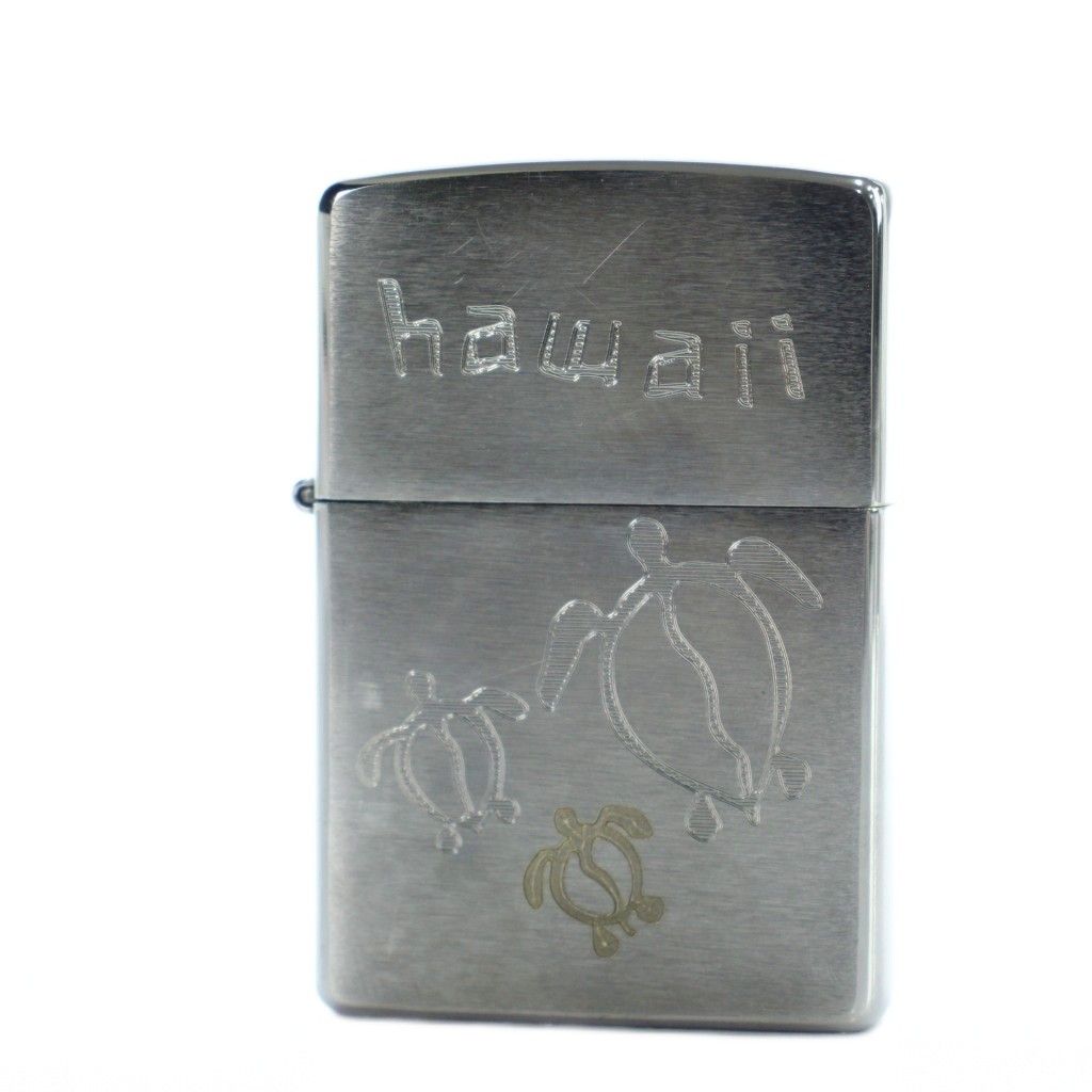 インテリア小物 ZIPPO ライター hang loose Hawaii 着火石交換必要です。