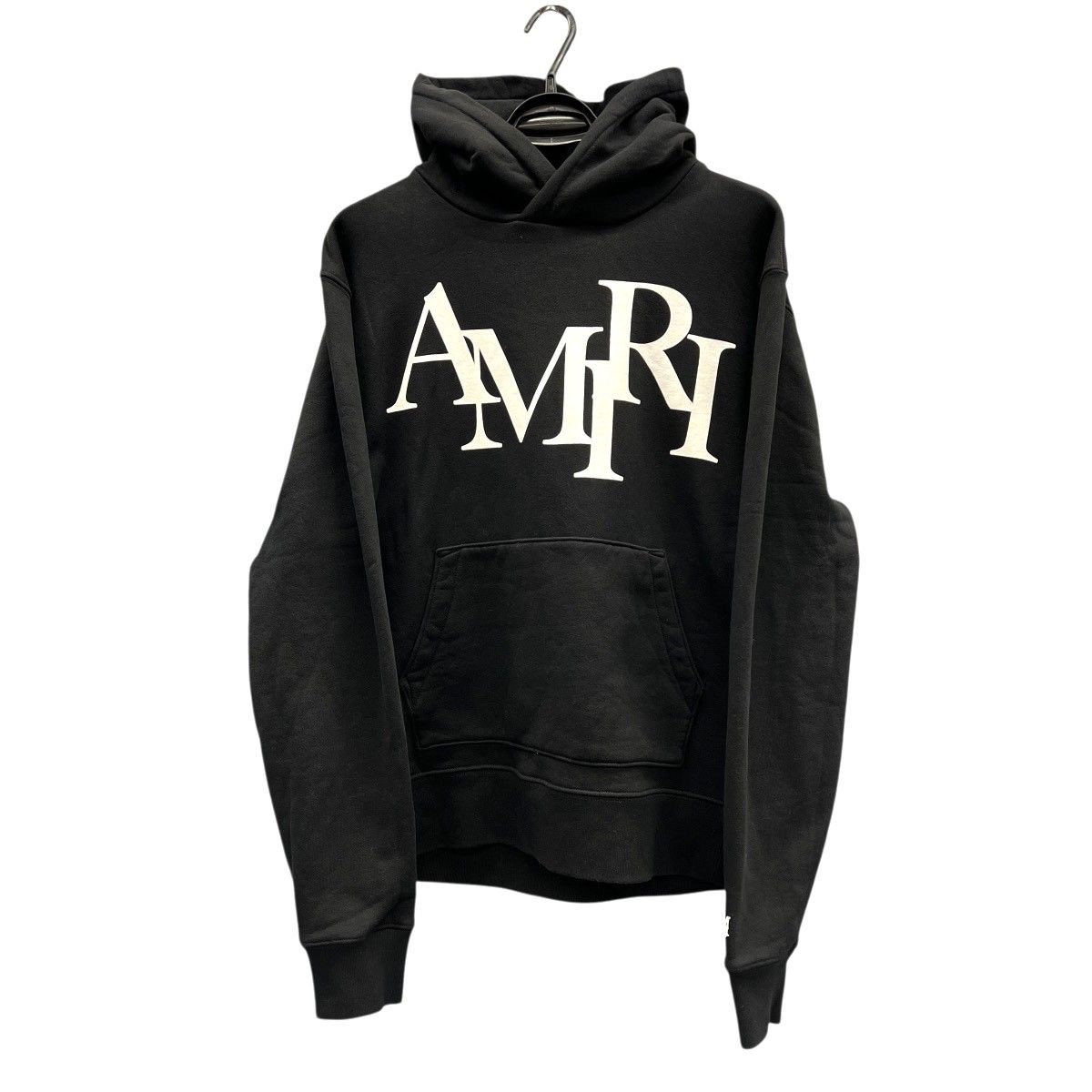 AMIRI 極美品 アミリ Staggered Hoodie スタッガード フーディ プル 