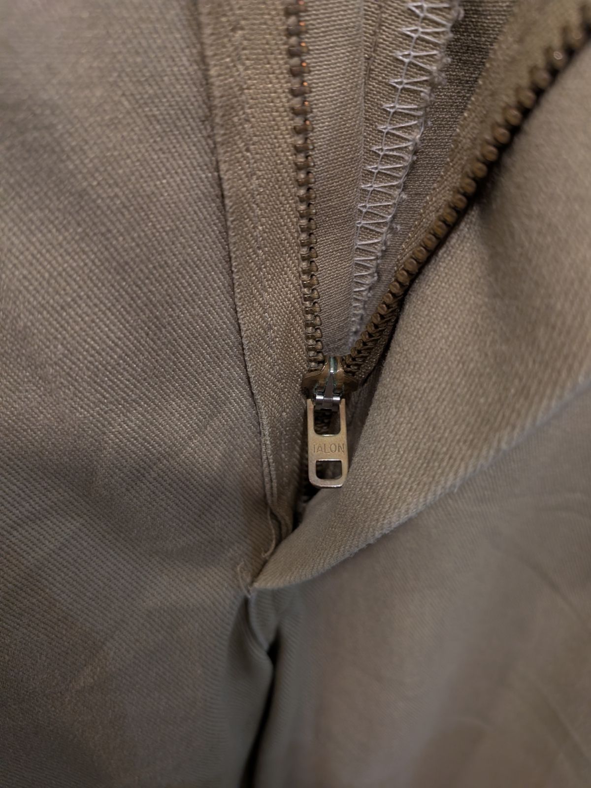 90s USA製 Dickies ディッキーズ ワークパンツ 874 ベージュ TALON