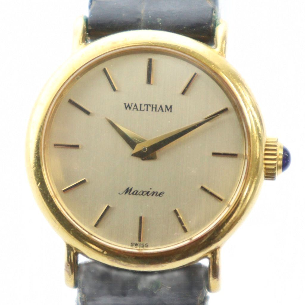 ウォルサム WALTHAM Maxim マキシム 腕時計 ウォッチ 手巻き レザー 