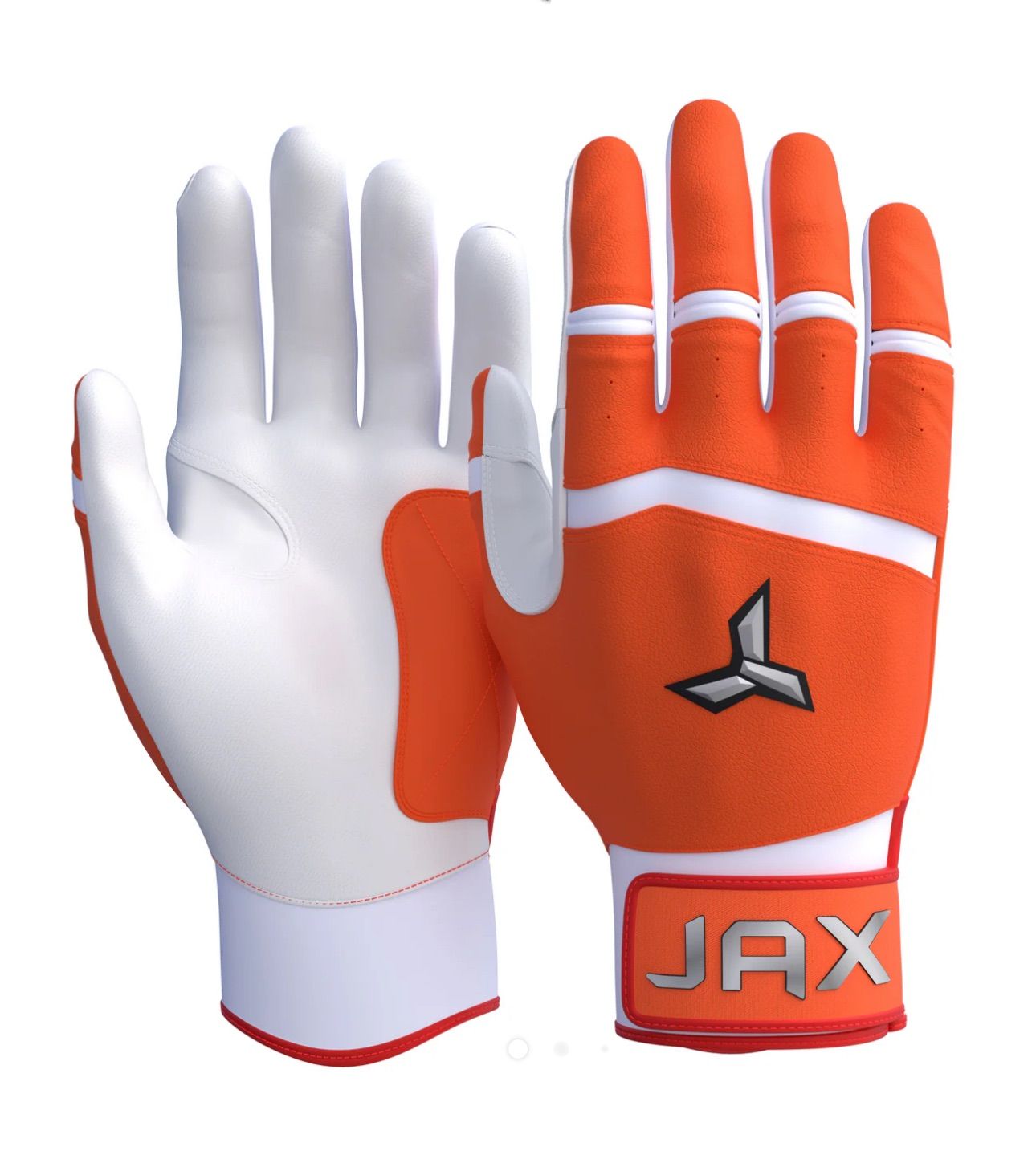 【パットなし】JAX 野球　ソフトボール　バッティンググローブ　オレンジ　On-Deck Orange | Pro Cuff