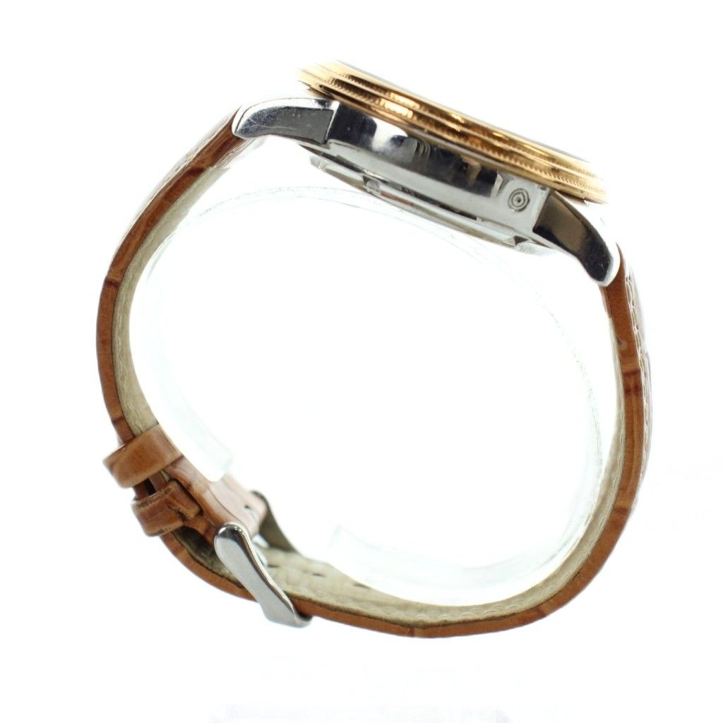  アディー ケー ADEE KAYE AK8023-MRG 腕時計 ウォッチ 自動巻き クロノグラフ レザーベルト ゴールド色 GY18 |MQ ライトアウター 自動巻き時計 腕時計(アナログ)