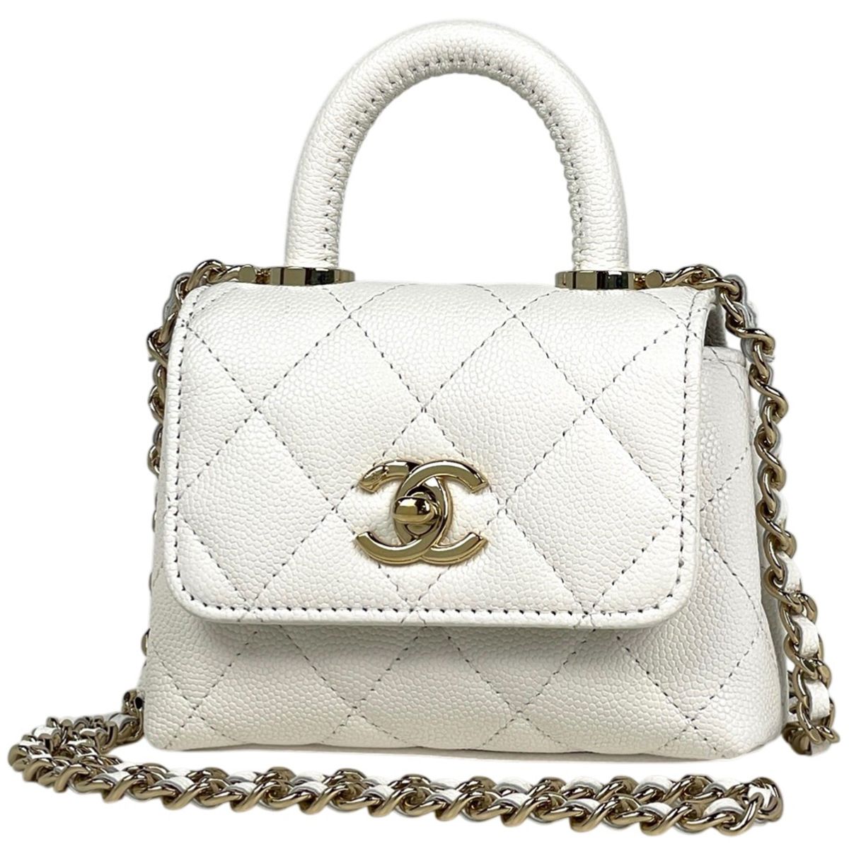 シャネル CHANEL ココマーク ハンドバッグ ミニ 2WAY チェーン 