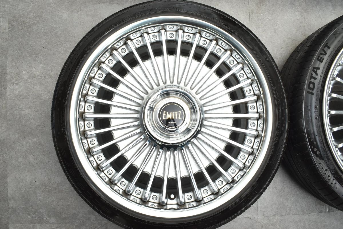 人気商品】WORK EMITZ 20in 9J +30 10J +38 PCD120 Accelera 225/40R20 