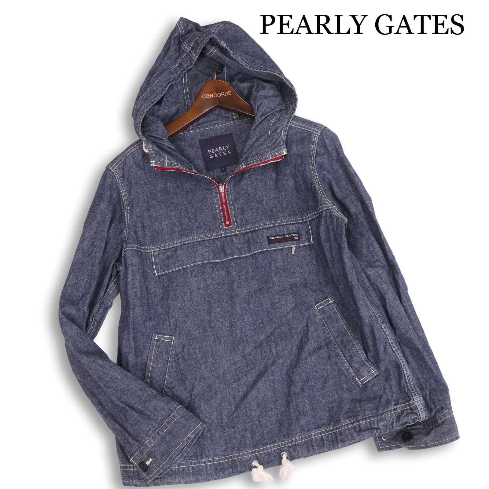 PEARLY GATES パーリーゲイツ ゴルフ 麻 リネン♪ シャンブレー ハーフ