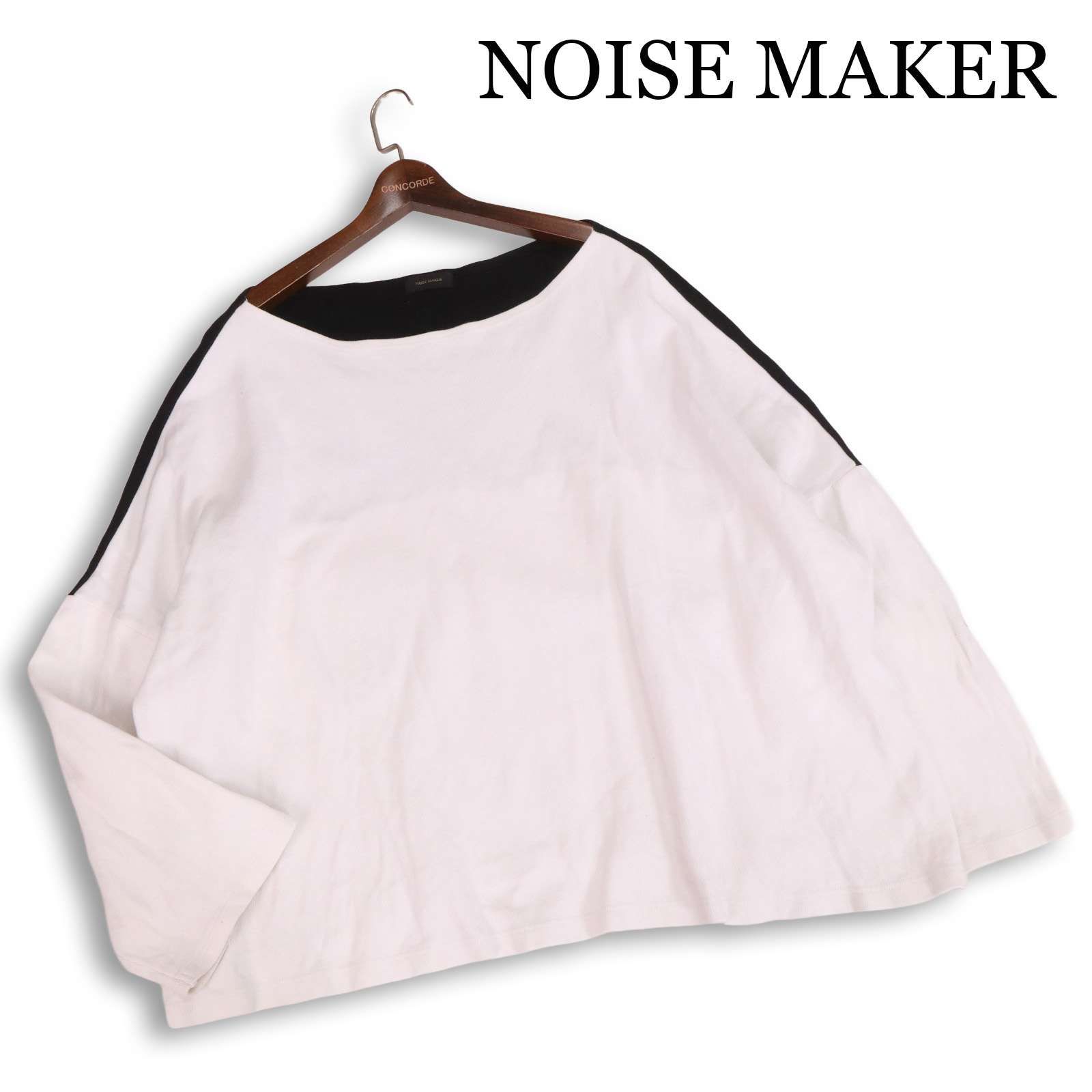 NOISE MAKER ノイズメーカー バックロゴ刺繍☆ 切替 長袖 ビッグ 