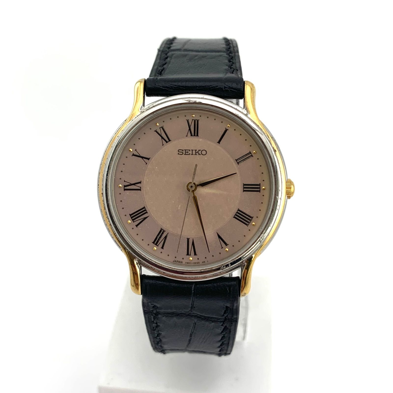 中古】SEIKO 7N01-0BR0 クォーツ腕時計 ゴールド/ブラック - メルカリ