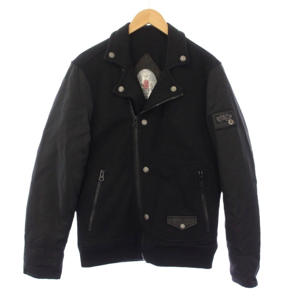 ディーゼル DIESEL ダブルライダース スウェットジャケット アウター M 
