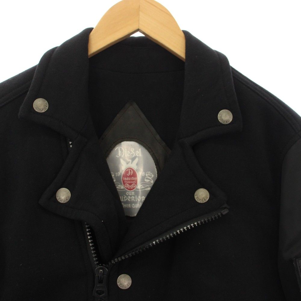 ディーゼル DIESEL ダブルライダース スウェットジャケット アウター M 