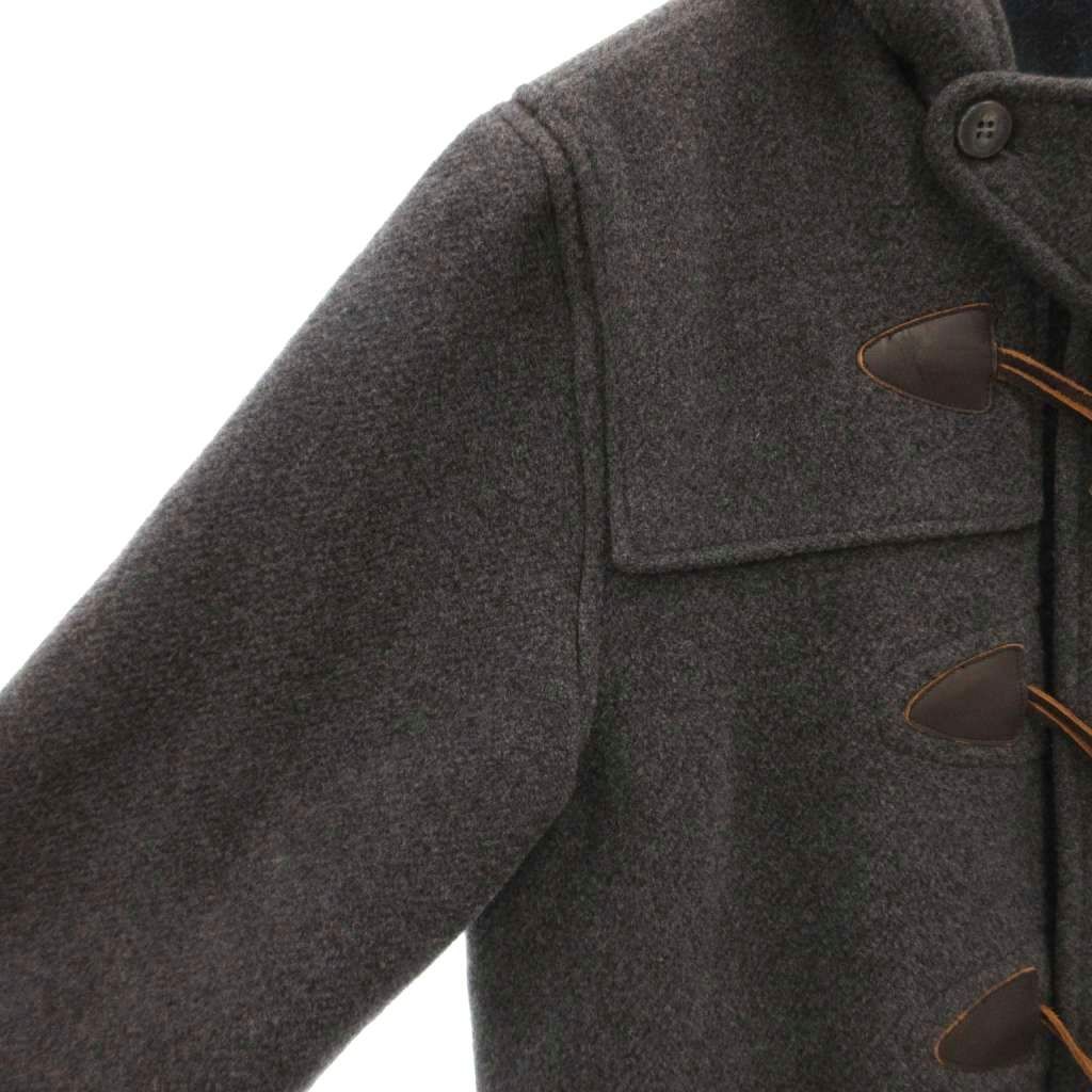 McGREGOR ダッフルコート メルトン ロング丈 フード付き L グレー 楽天