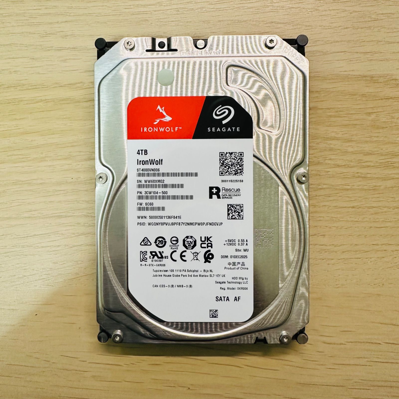 美品 Seagate IronWolf 4TB NAS HDD - メルカリ