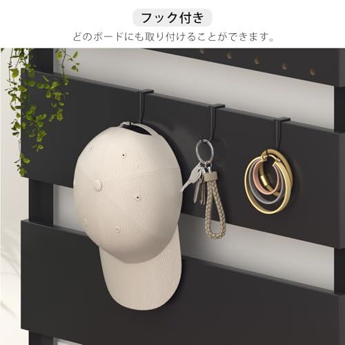 キッチン・食器 ミラー・フック・パンチングボード付き LunarLight つっぱり棚 突っ張り棒 有孔パネル付き 幅60 奥行き18 5 高さ191 5 270 突っ張り 壁面ラック 壁面収納 ウォールラック 可動棚3個 フック3個 段差対応 パーテーション 水に強い
