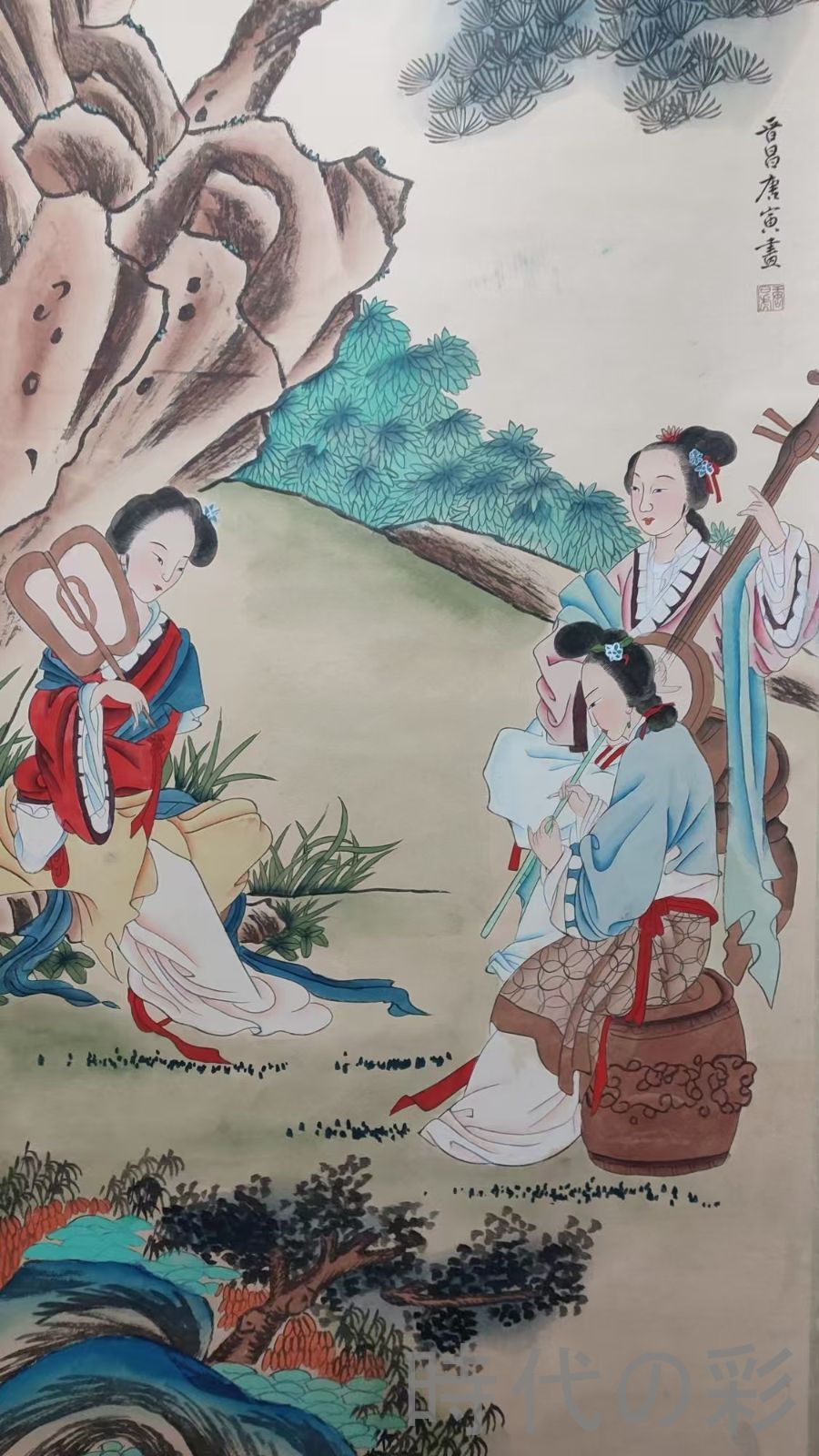 掛け軸 永縄雅光 淡墨桜 絹本 希少 軸装 茶道具 掛軸 美品 です。 掛け軸 永縄雅光 淡墨桜 絹本 希少 軸装 茶道具 掛軸 美品 です