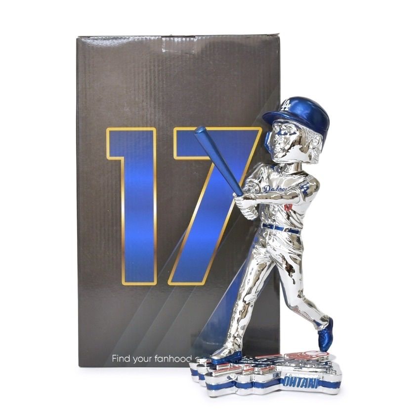 タ*ン様 大谷翔平　シルバーメッキ　ボブルヘッド　世界限定225個　シルバー　W 世界225個限定】大谷翔平 ボブルヘッド シルバーメッキ FOCO Shohei
