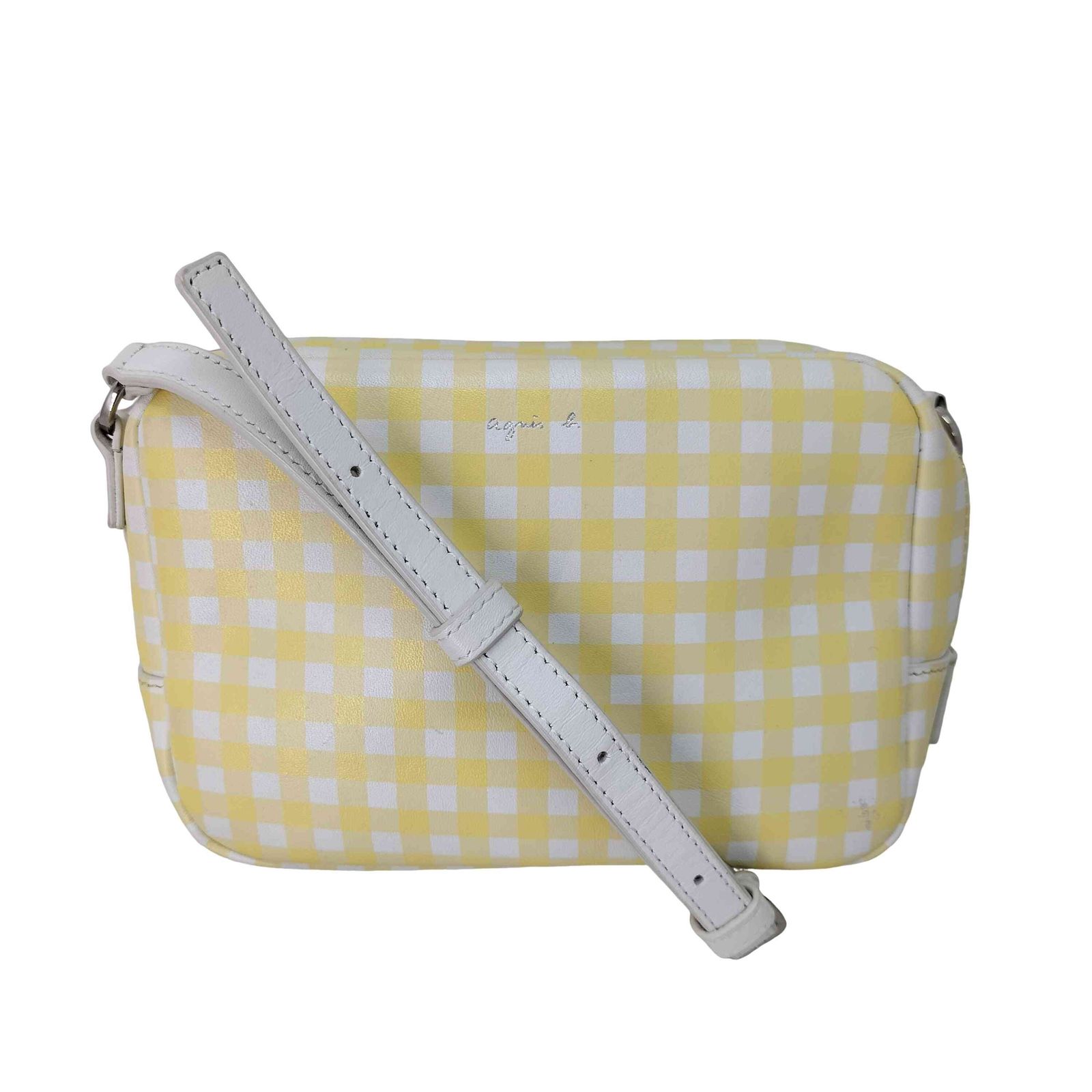 アニエスベー agnes b. lucy 2way ミニ ショルダーバッグ 牛革 レザー 