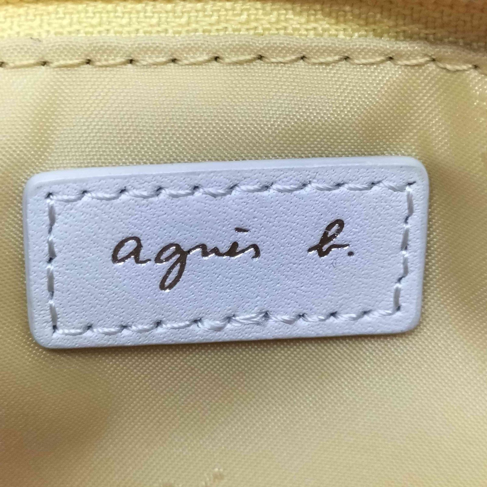 アニエスベー agnes b. lucy 2way ミニ ショルダーバッグ 牛革 レザー 