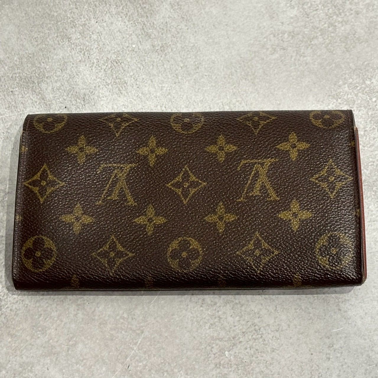 小物 LOUIS VUITTON ルイヴィトン モノグラム 長財布 ポルトフォイユ 