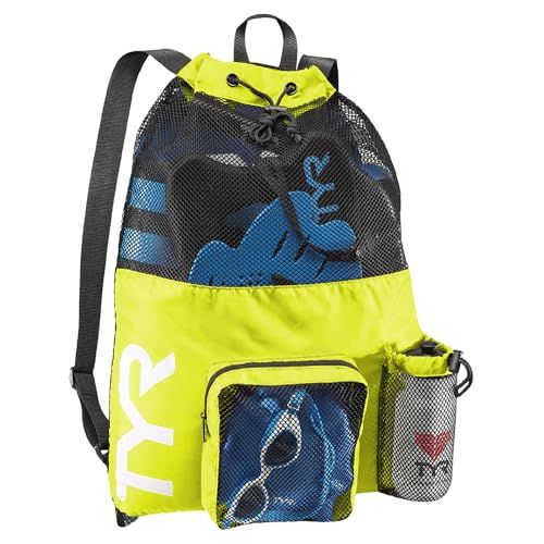 新品 TYRビッグメッシュミイラバックパック、イエロー、ミディアム Free Size