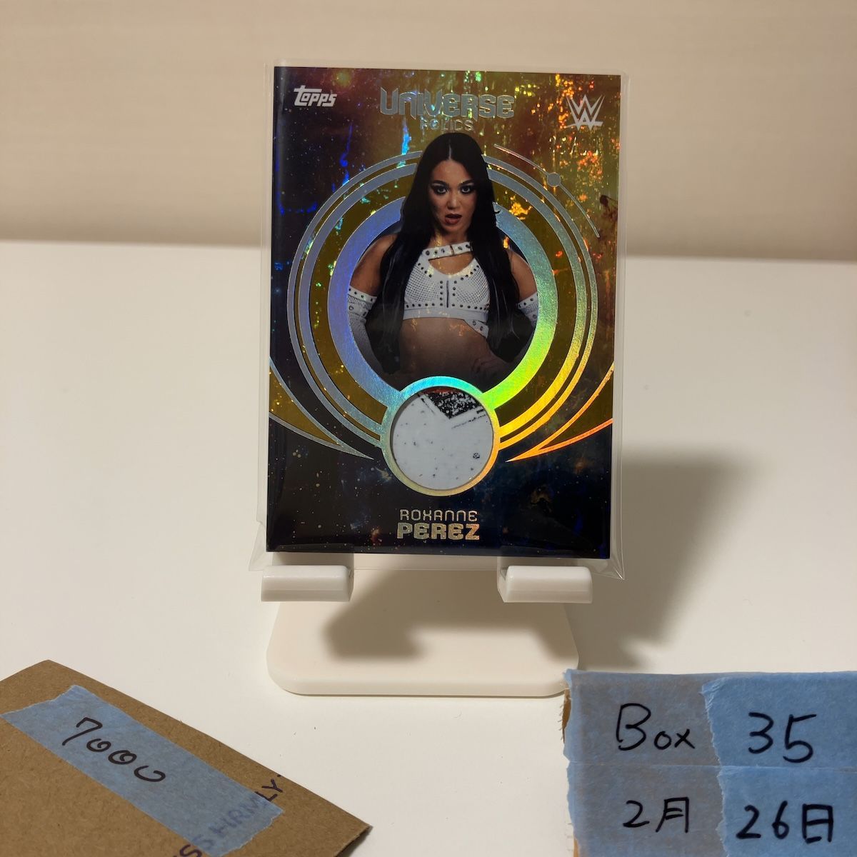 2025 Topps Roxanne Perez WWE NXT 女子プロレス WWE Universe Relics Memorabilia カード