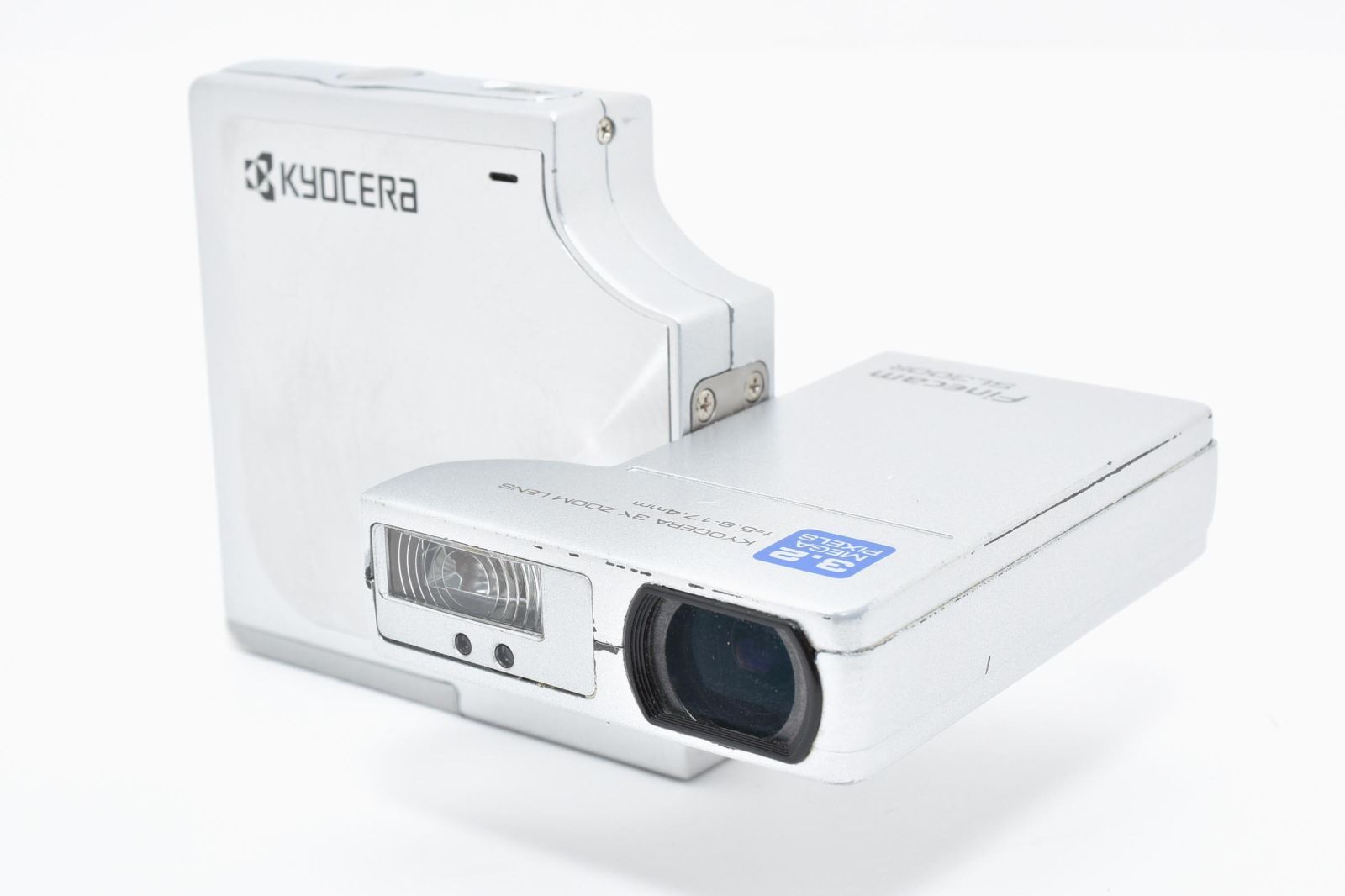 返品保証】☆良品☆ キヨウセラ KYOCERA Finecam SL300R シルバー 
