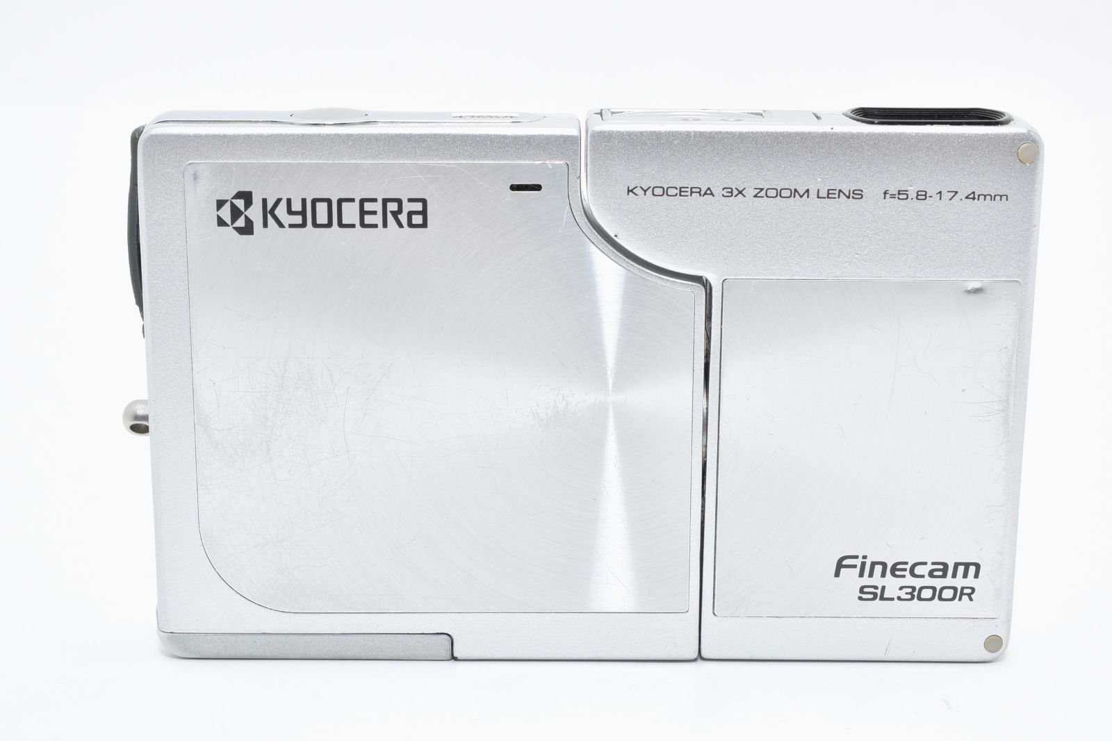 返品保証】☆良品☆ キヨウセラ KYOCERA Finecam SL300R シルバー 