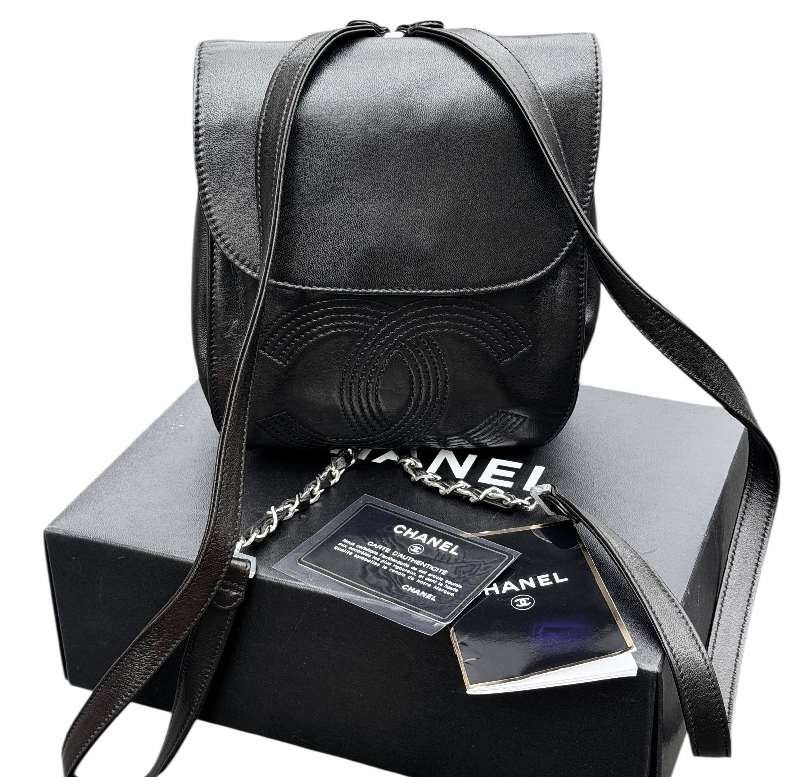 美品】シャネル マトラッセ リュック ビンテージ CHANEL バックパック 