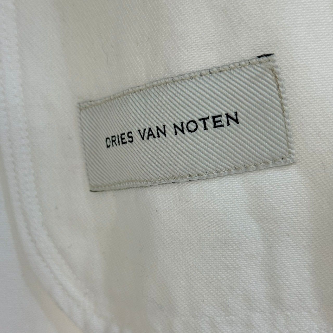 DRIES VAN NOTEN ドリスヴァンノッテン 25SS ジップアップ刺繍デニム 