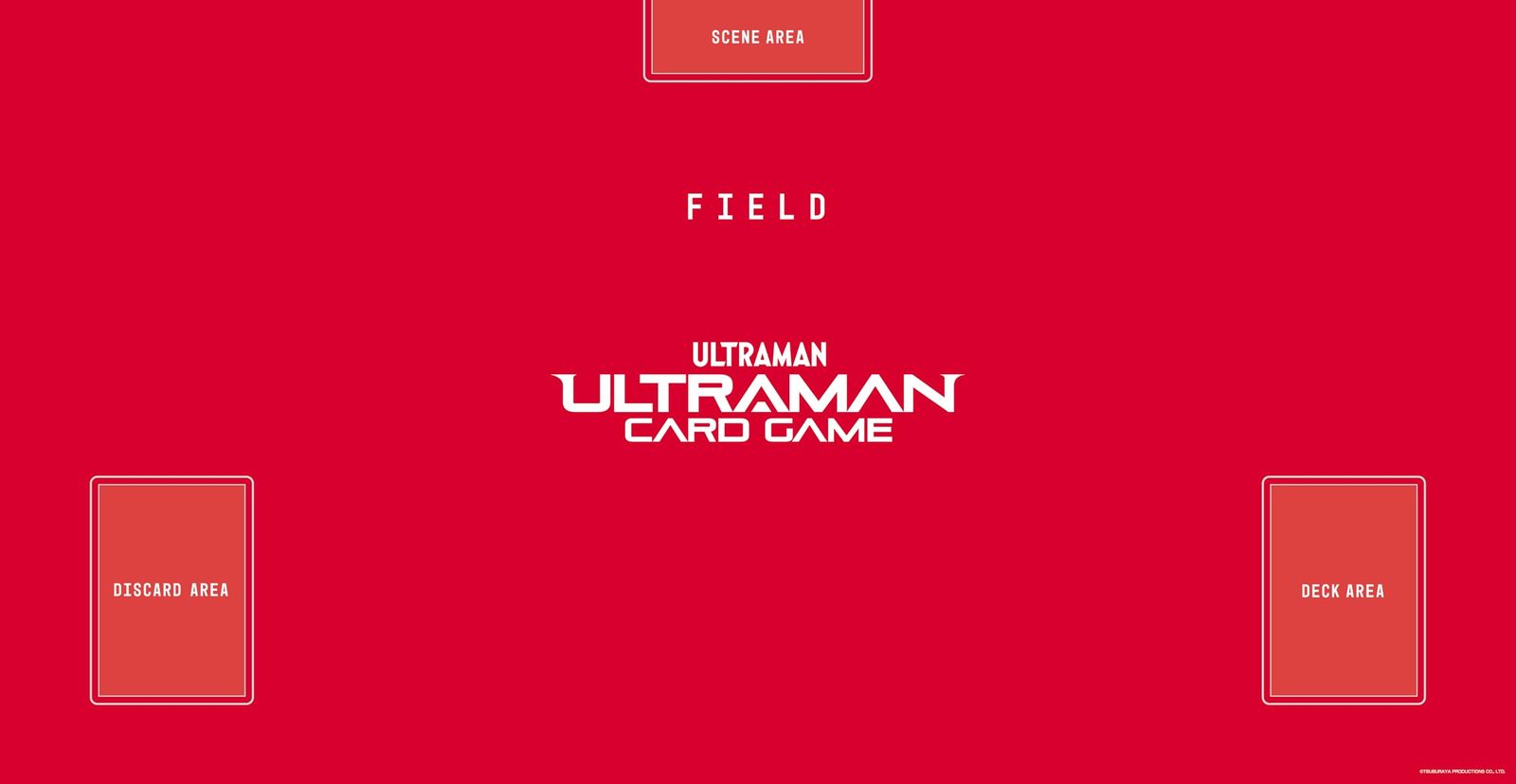 豊富な，SALE ウルトラマン カードゲーム オフィシャルプレイマット(red）