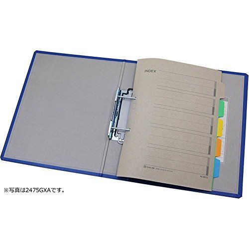 新品 キングジム キングファイル スーパードッチ 10冊 A4 50mm P2475GXAアオ-10 青