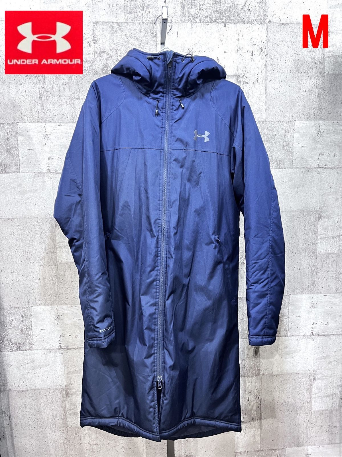 アンダーアーマー COLDGEAR UA STORM 中綿ベンチコート M ネイビー 