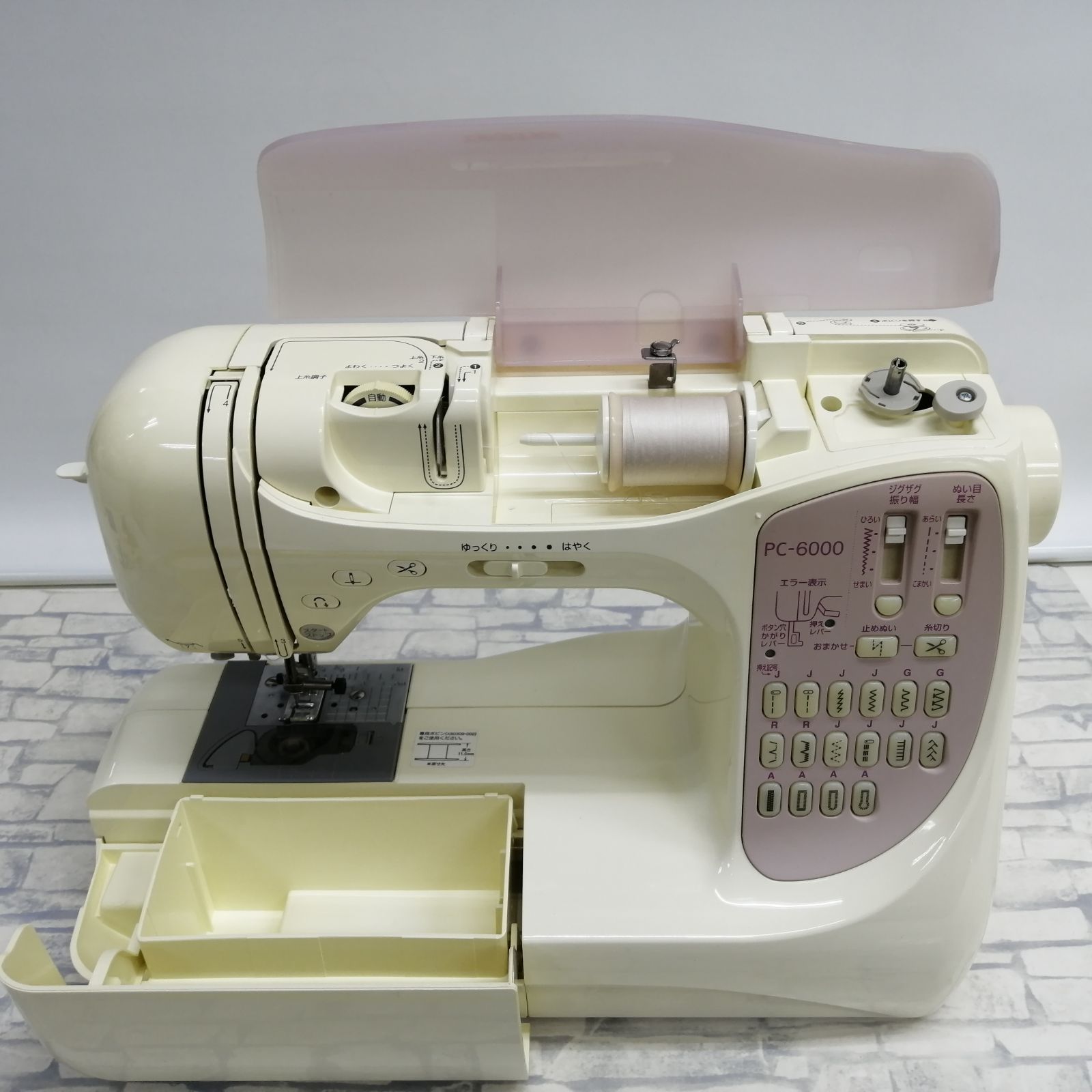 動作品】brother ミシン pc-8000（cps52） - メルカリ