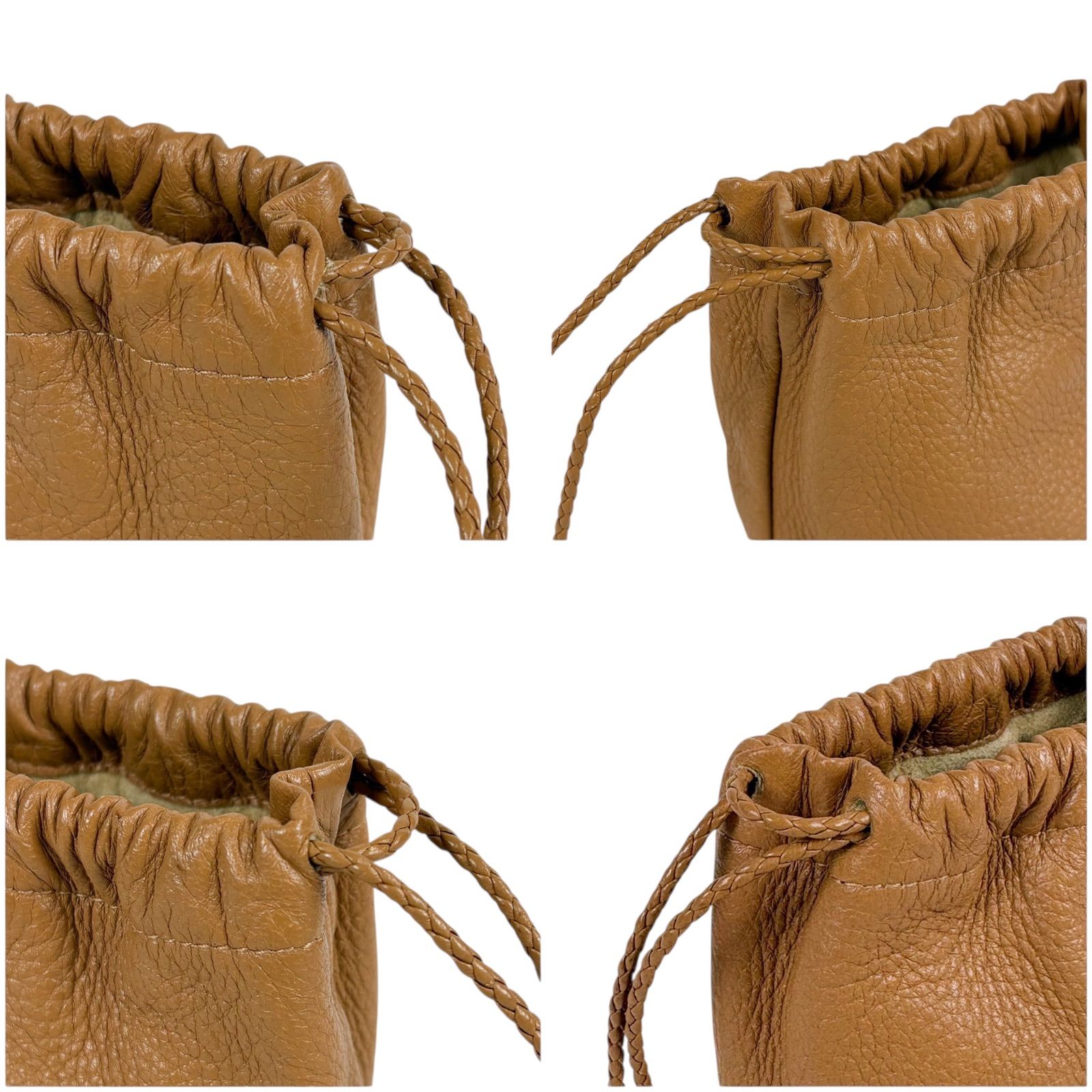 ボッテガヴェネタ BOTTEGA VENETA 巾着型 ミニポーチ マルチポーチ 